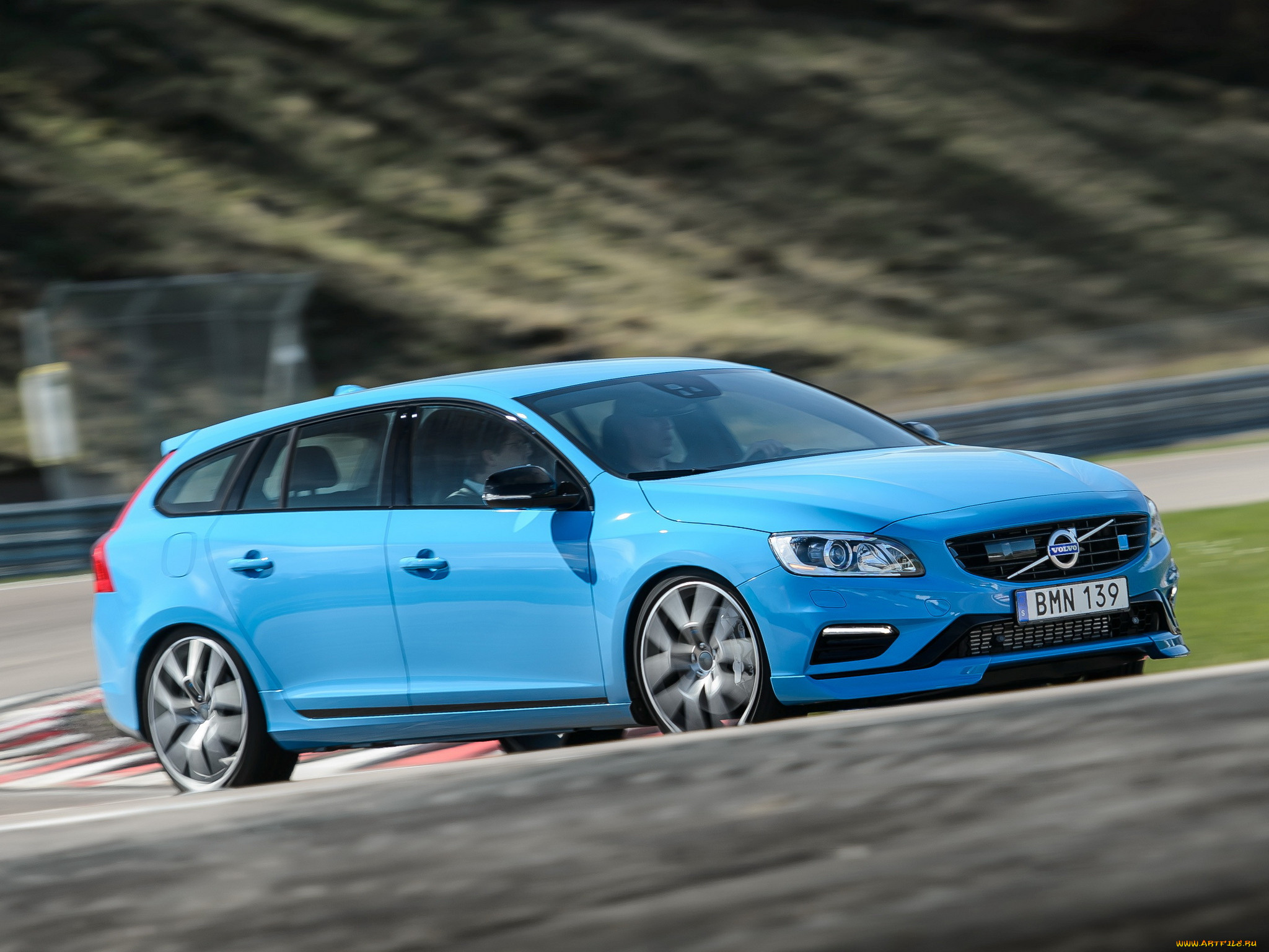 , volvo, v60, polestar, 2014, 